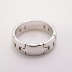 Hermes Ring Hercules K18WG White Gold #48 Ladies