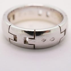 Hermes Ring Hercules K18WG White Gold #48 Ladies