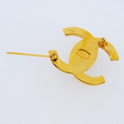 Chanel Brooch Turn Lock GP Plated Gold Ladies