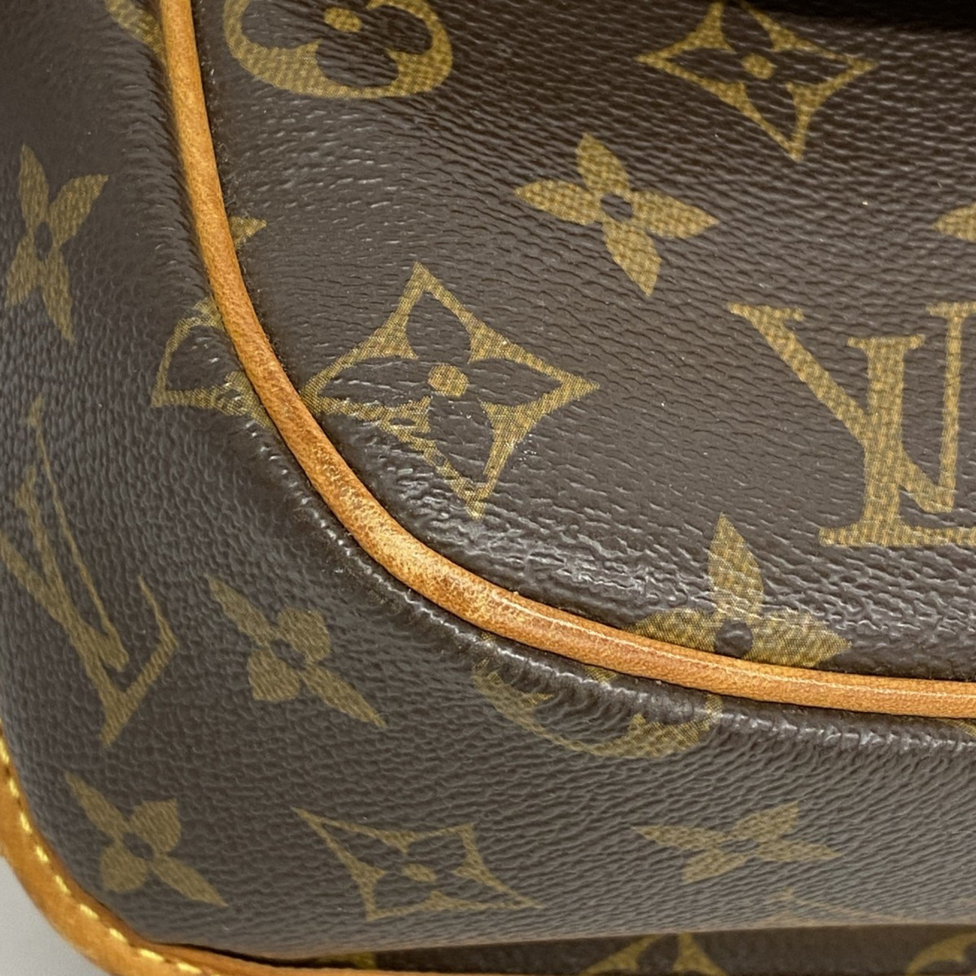 Louis Vuitton Shoulder Bag Monogram Sologne M42250 Brown Ladies