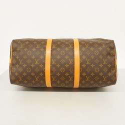 Louis Vuitton Boston Bag Monogram Keepall Bandouliere 50 M41416 Brown Men's Women's