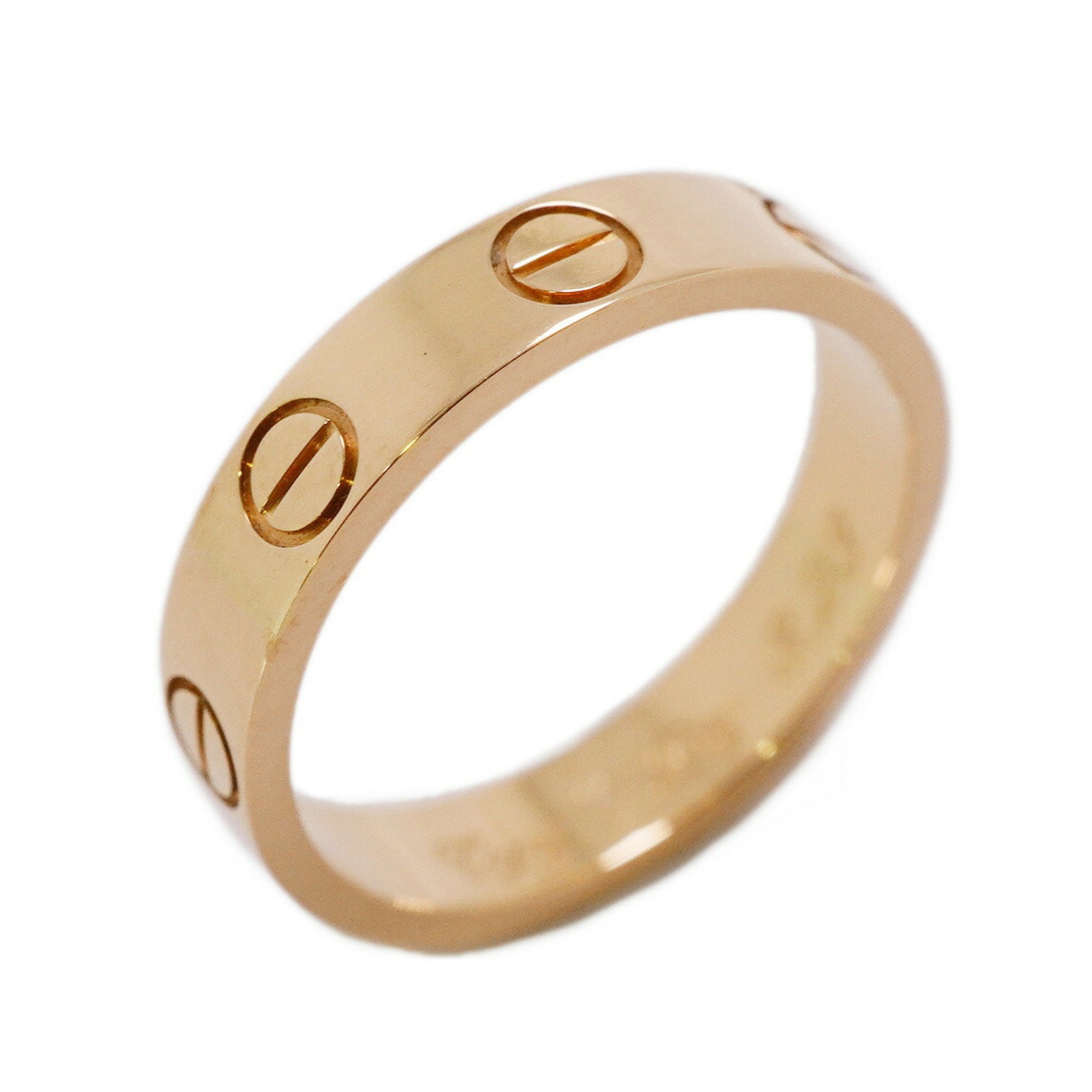 Cartier Ring Love K18YG Yellow Gold #47 Ladies