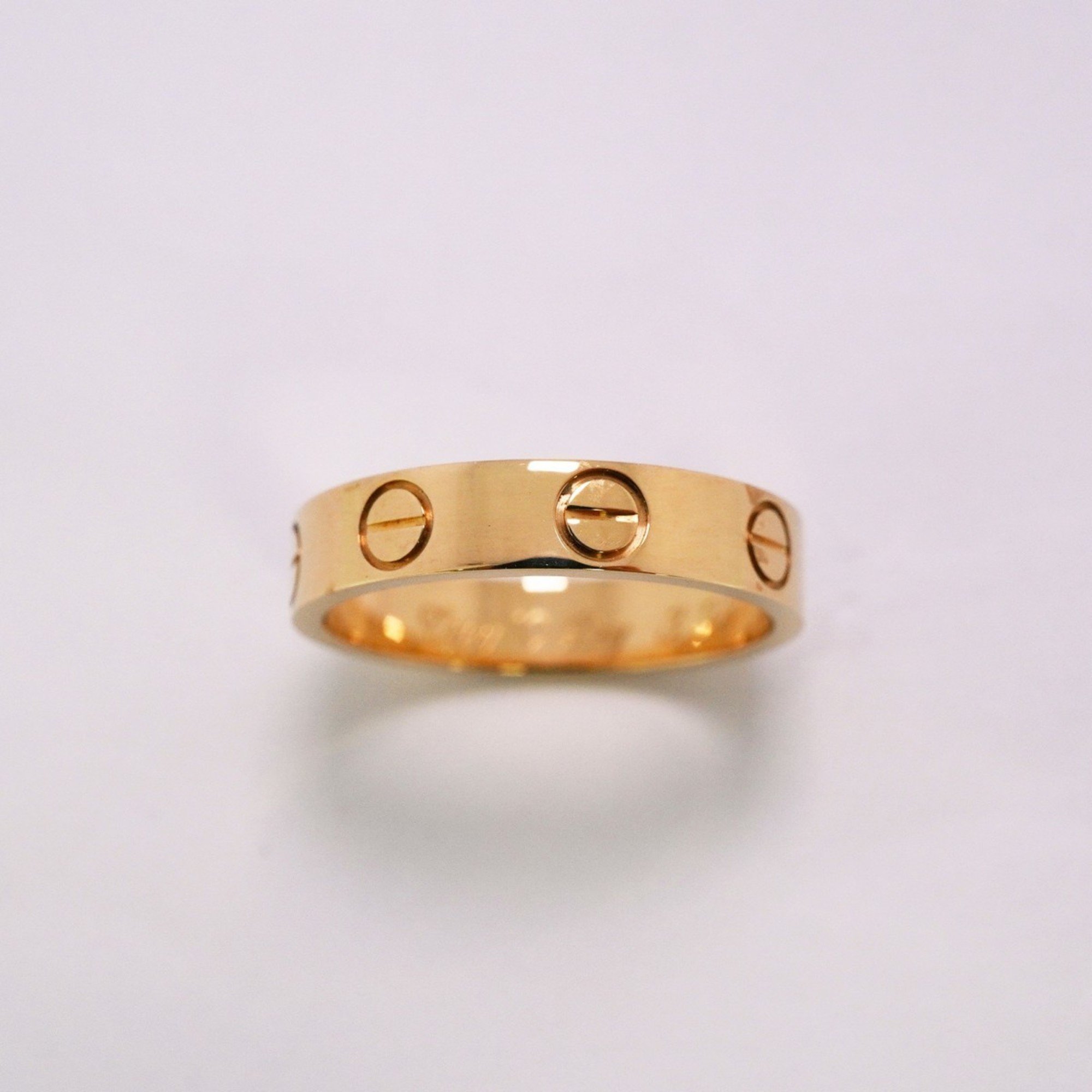 Cartier Ring Love K18YG Yellow Gold #47 Ladies