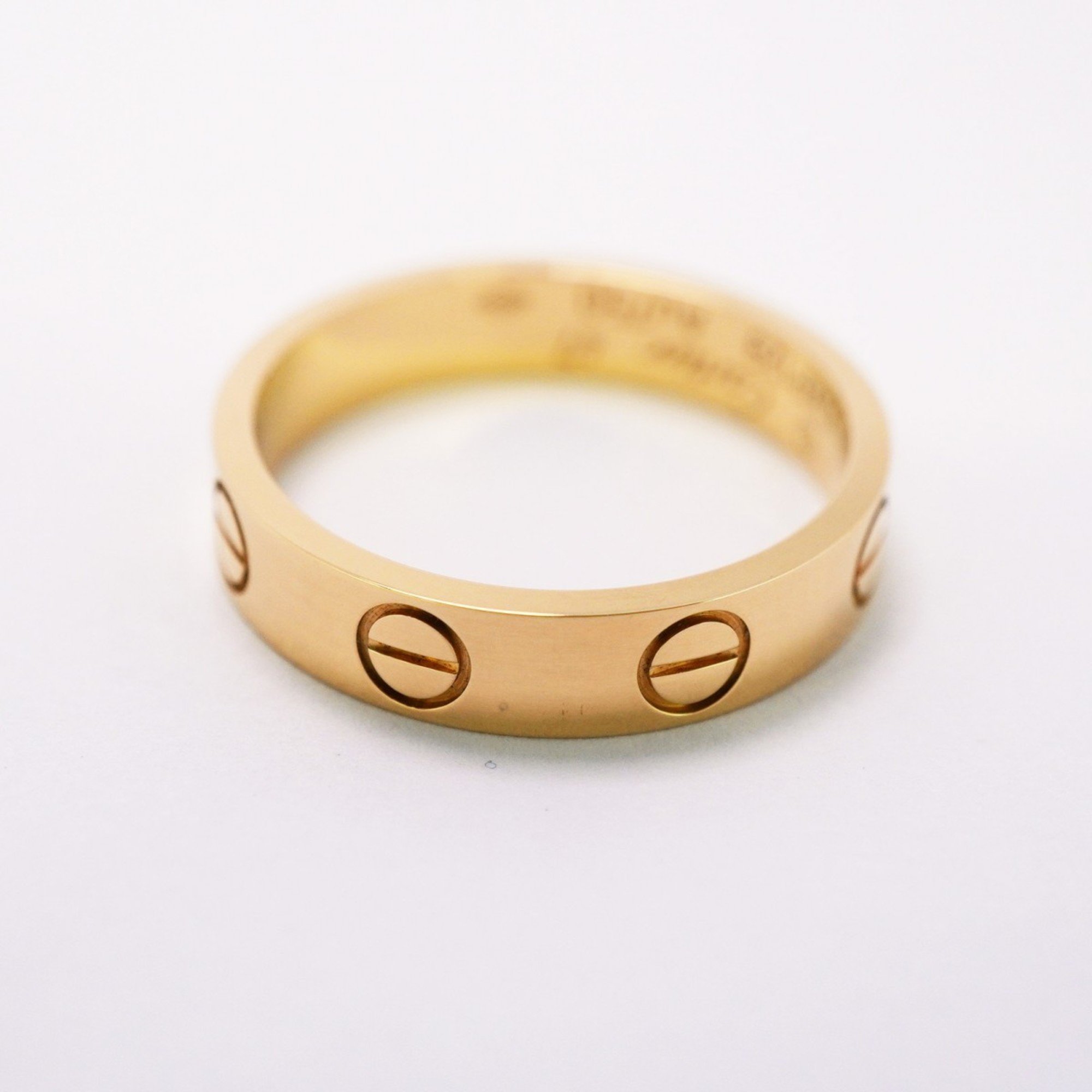 Cartier Ring Love K18YG Yellow Gold #47 Ladies