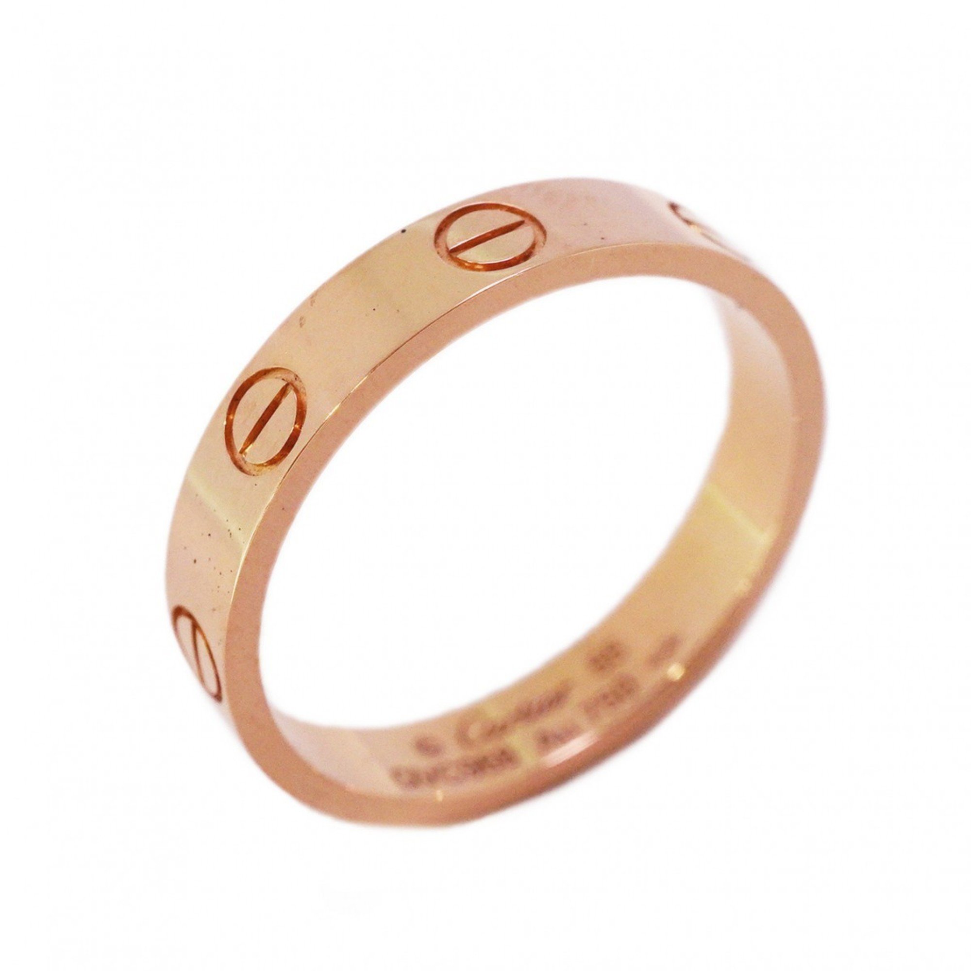 Cartier Ring Love K18PG Pink Gold #55 Men's