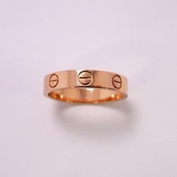 Cartier Ring Love K18PG Pink Gold #50 Ladies