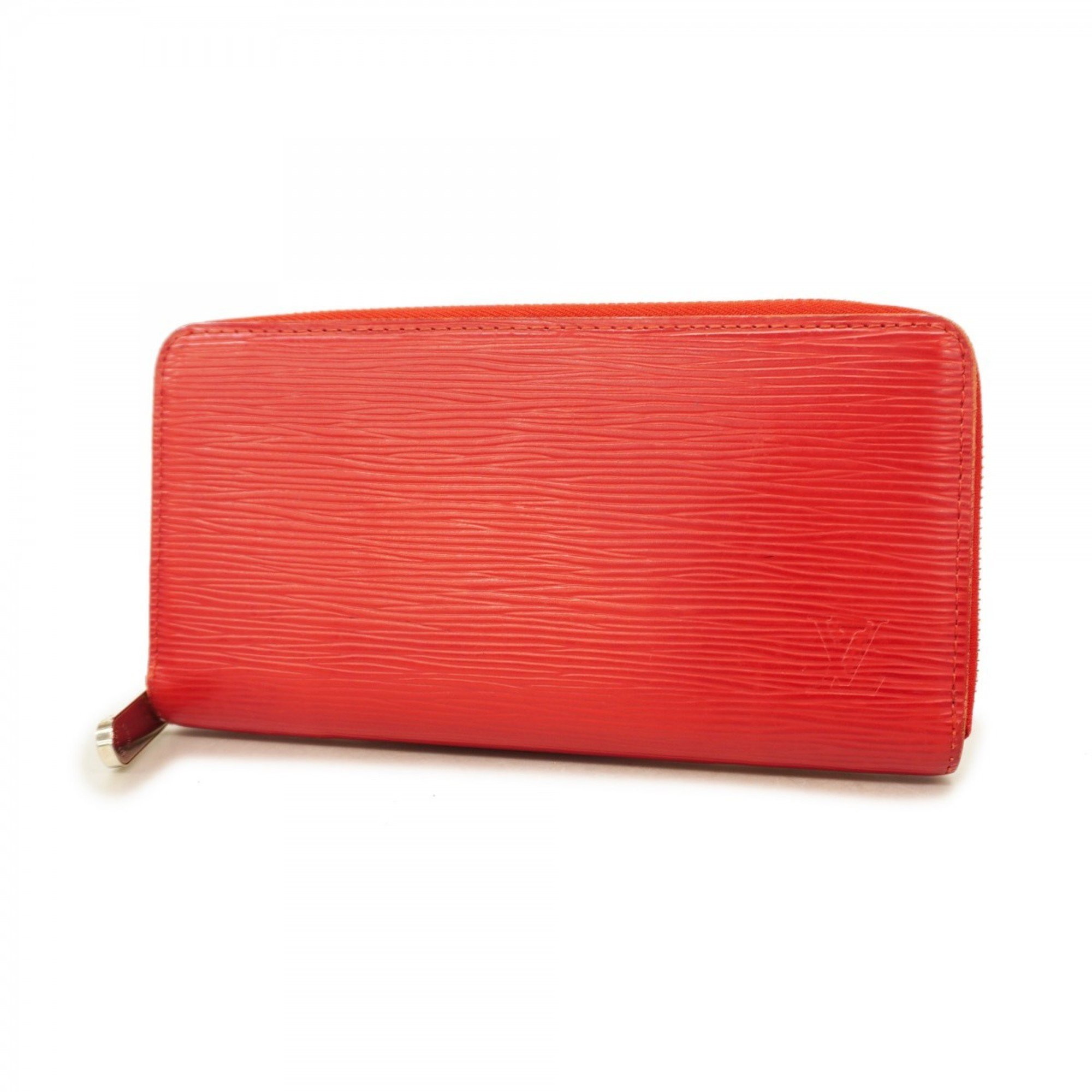 Louis Vuitton Long Wallet Epi Zippy M6007E Rouge Ladies