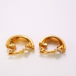 Chanel Earrings GP Plated Gold Ladies