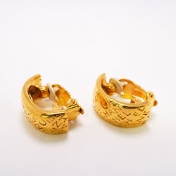 Chanel Earrings GP Plated Gold Ladies