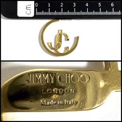 JIMMY CHOO Women's JC Monogram Hoop Earrings