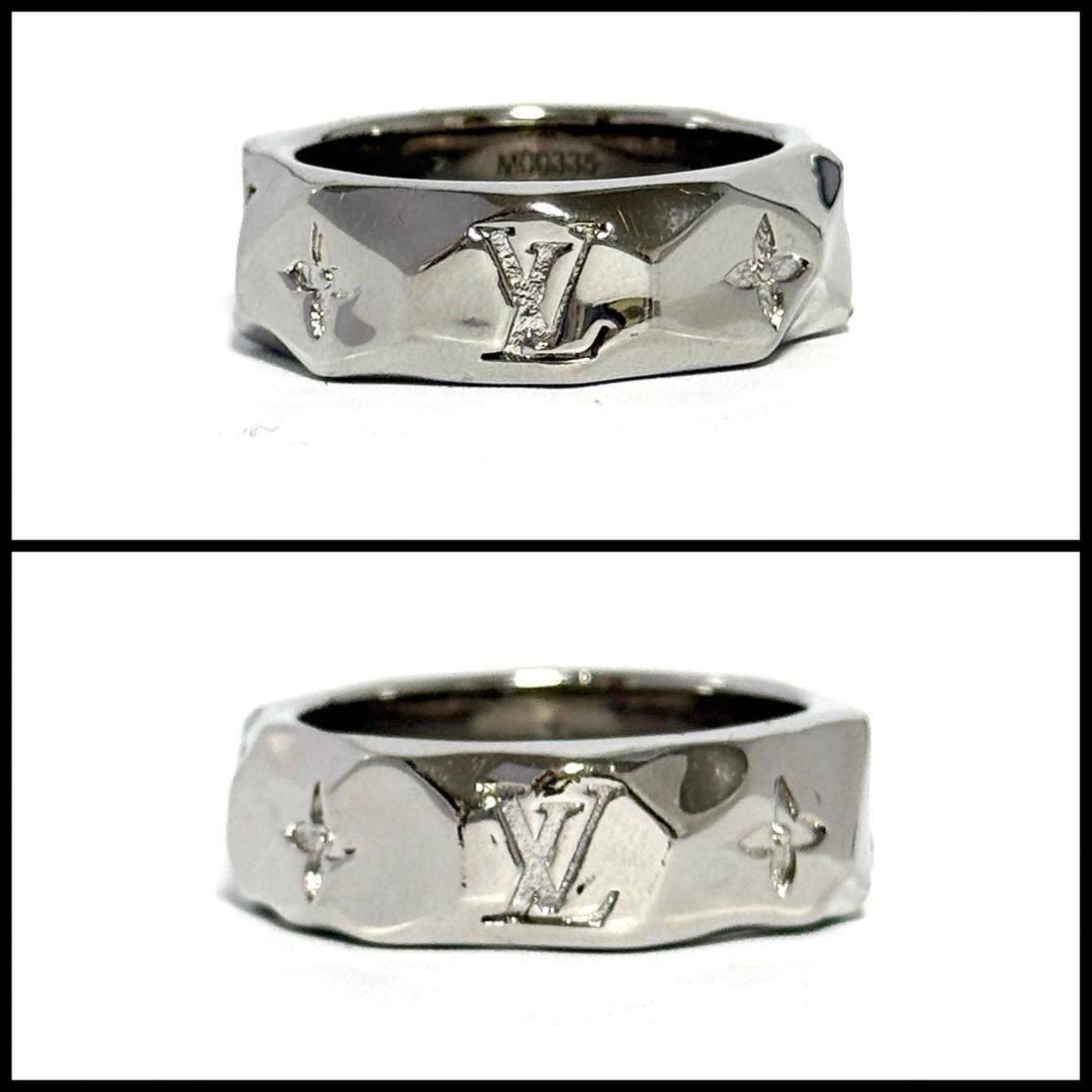 Louis Vuitton Men's Berg Monogram Carved Ring