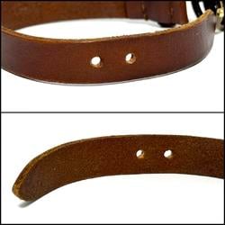 GUCCI Double G Leather Bracelet for Men and Women