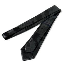 Louis Vuitton Men's Tie LV Portrait Black Monogram Silk