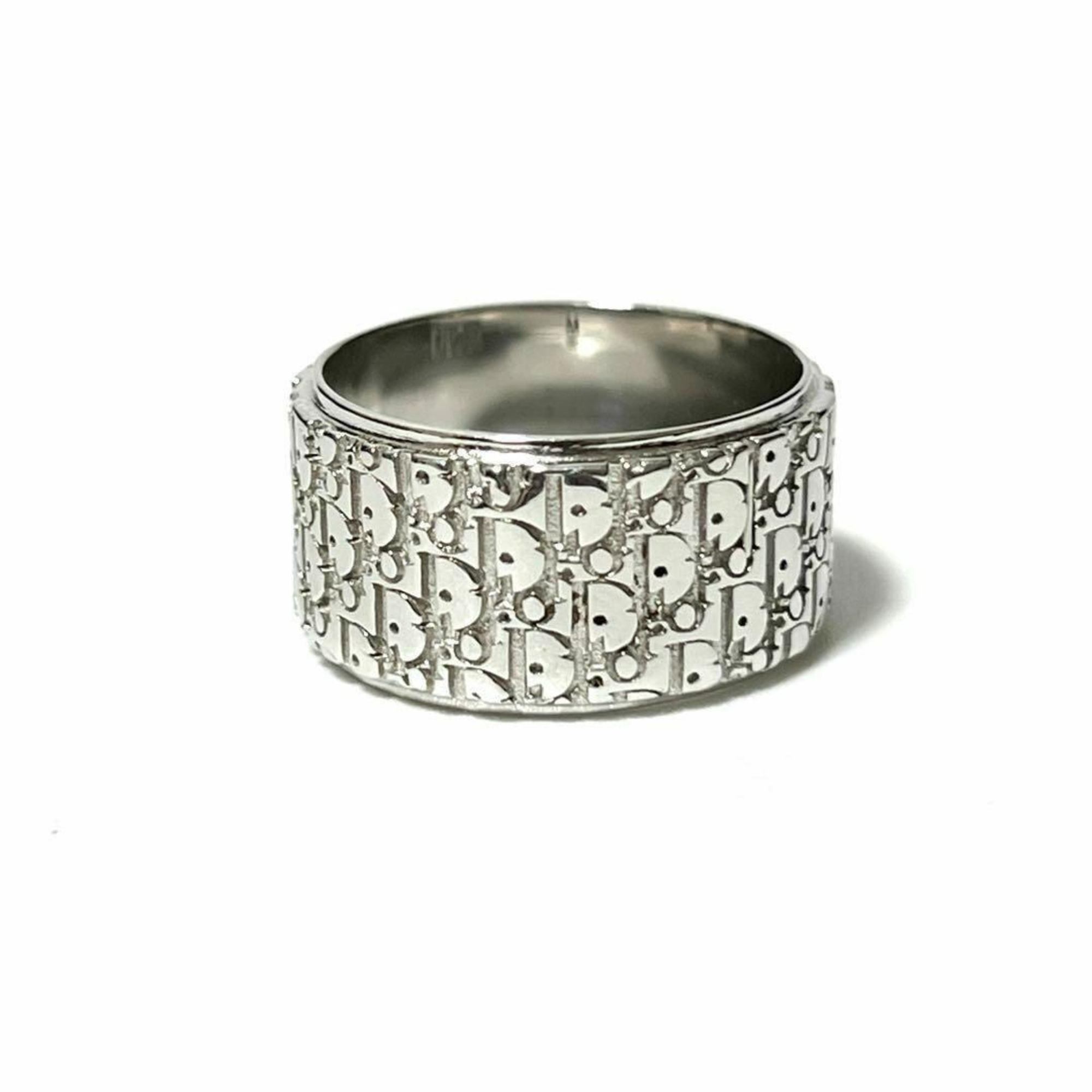 Christian Dior Dior Men's Silver Ring Oblique