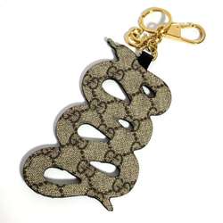 GUCCI Men's and Women's Snake Charm Key Holder Ring