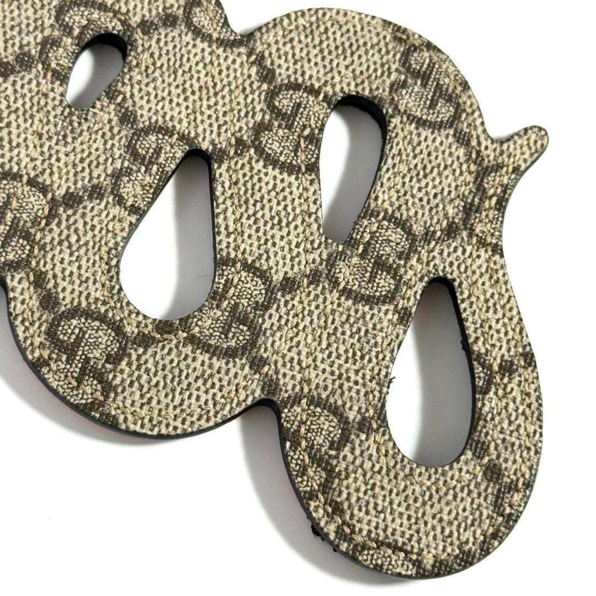 GUCCI Men's and Women's Snake Charm Key Holder Ring