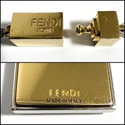 FENDI Men's Necklace Pendant Palladium & Gold Color