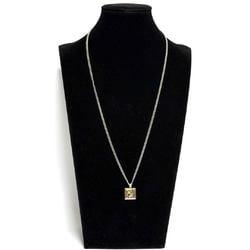 FENDI Men's Necklace Pendant Palladium & Gold Color