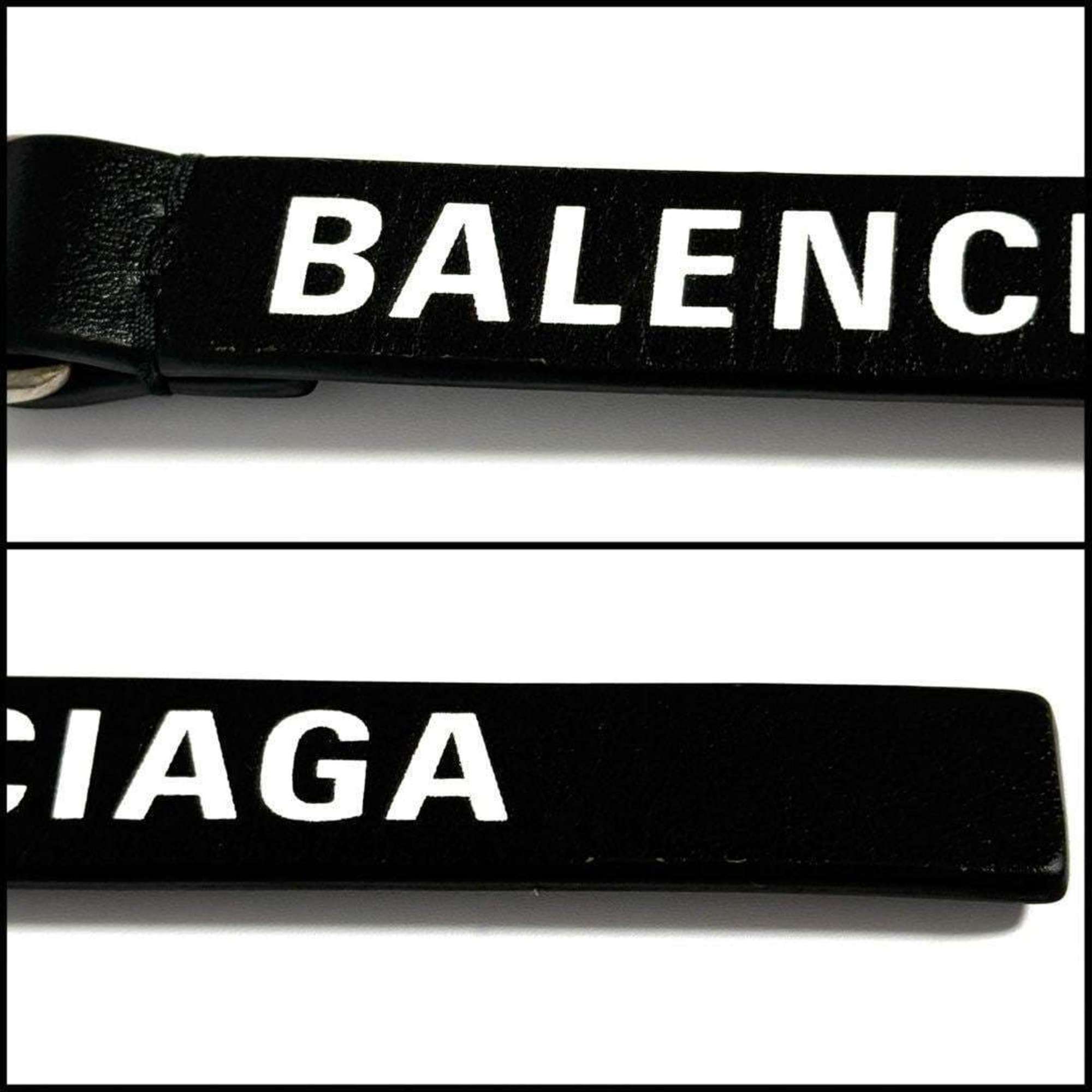 BALENCIAGA Men's Key Holder, Ring, Bag Charm, Leather