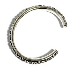 GUCCI Women's Bracelet Bangle Floral Silver