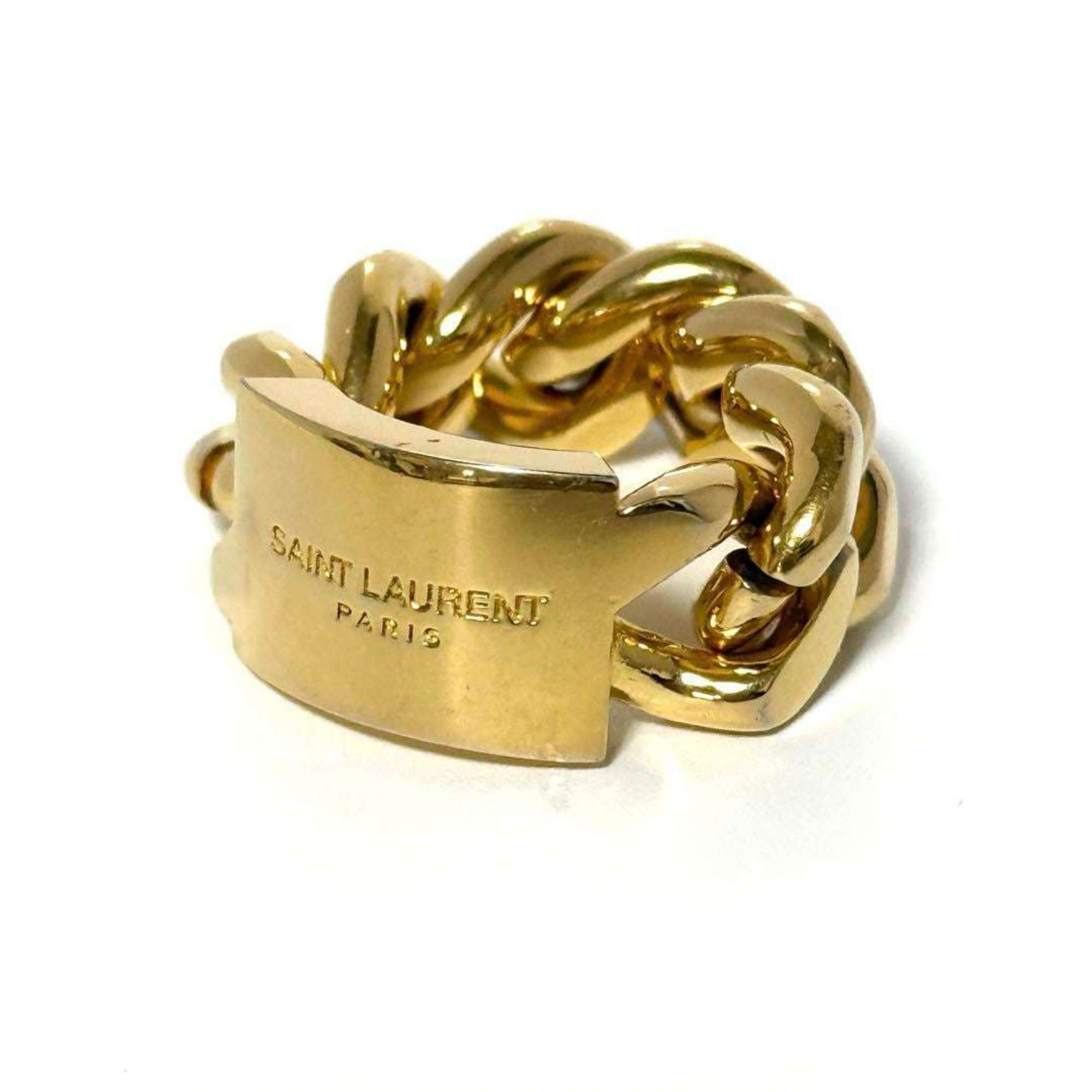 Yves Saint Laurent Paris SAINT LAURENT Men's and Women's Gourmet Chain Ring