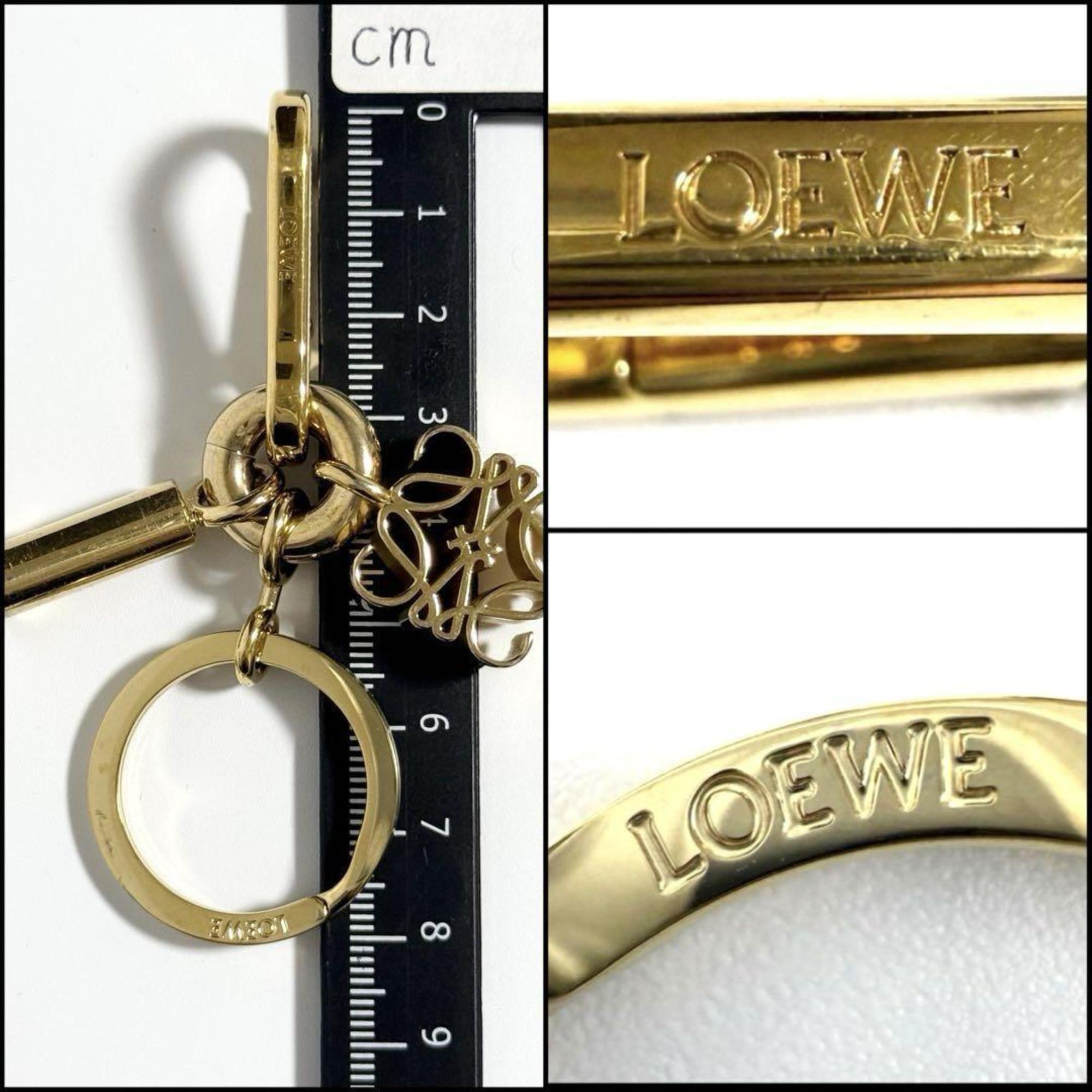 LOEWE Women's Anagram Personalized Key Ring Holder Charm