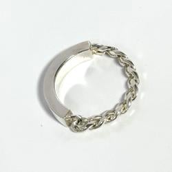 Bottega Veneta Men's Women's ID Chain Ring Silver 925