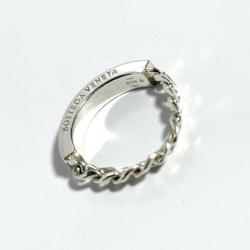 Bottega Veneta Men's Women's ID Chain Ring Silver 925