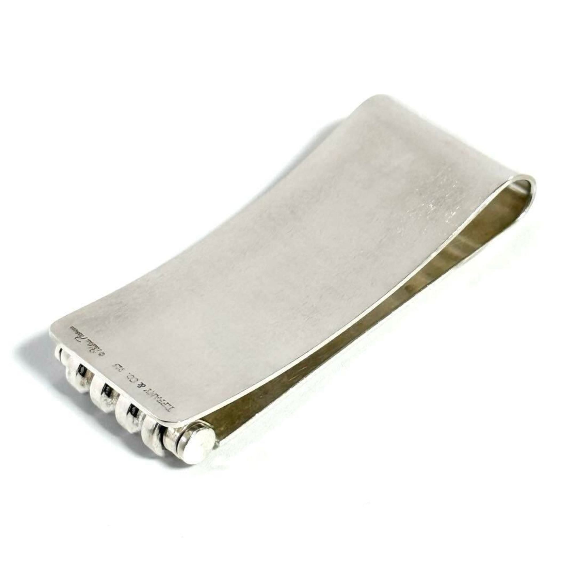 Tiffany Men's Money Clip Bill Roller Silver 925