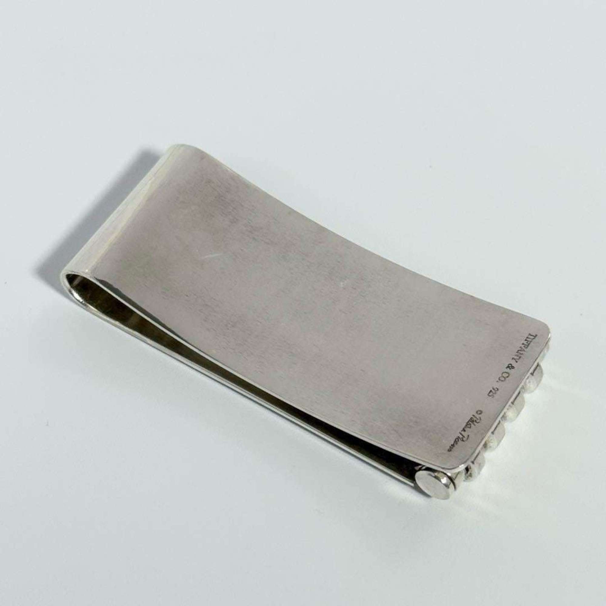 Tiffany Men's Money Clip Bill Roller Silver 925