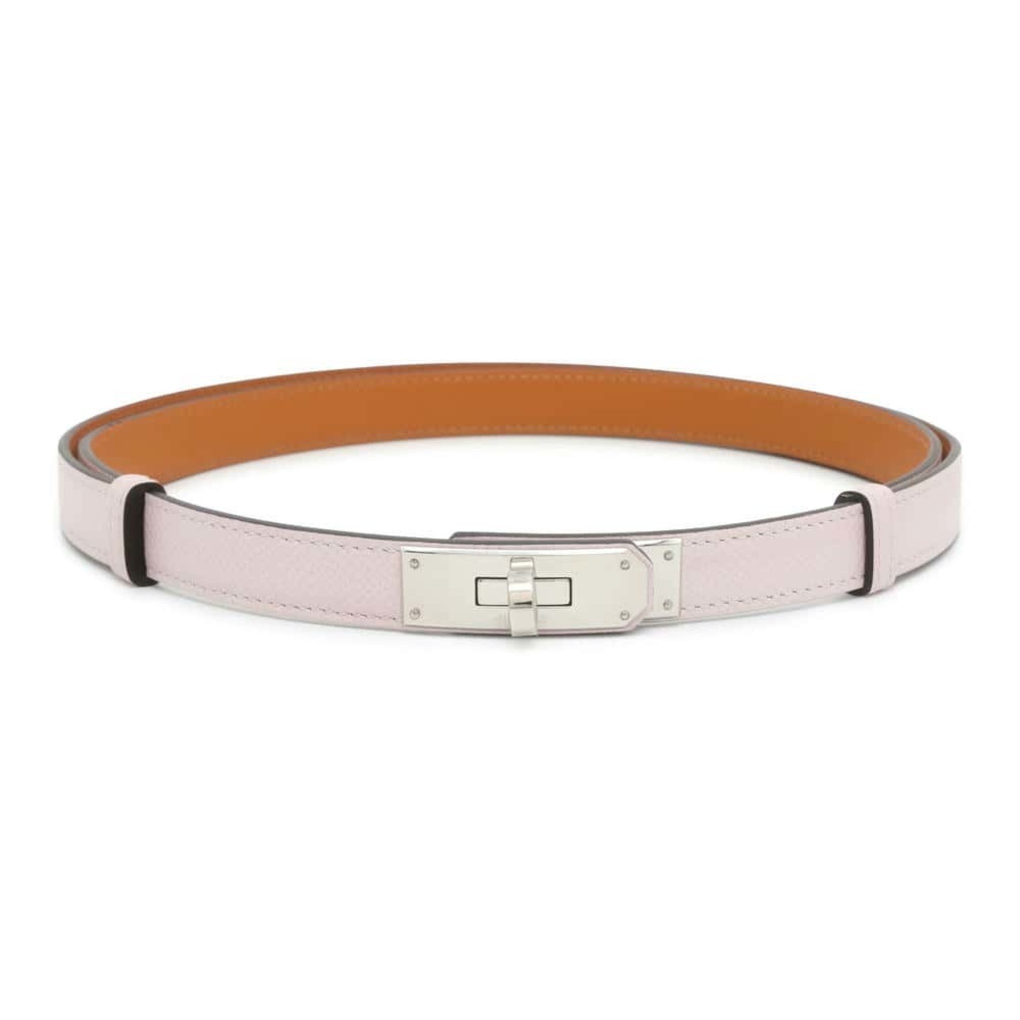 Hermes Kelly Belt Mauve Pale Epson B Stamp HERMES