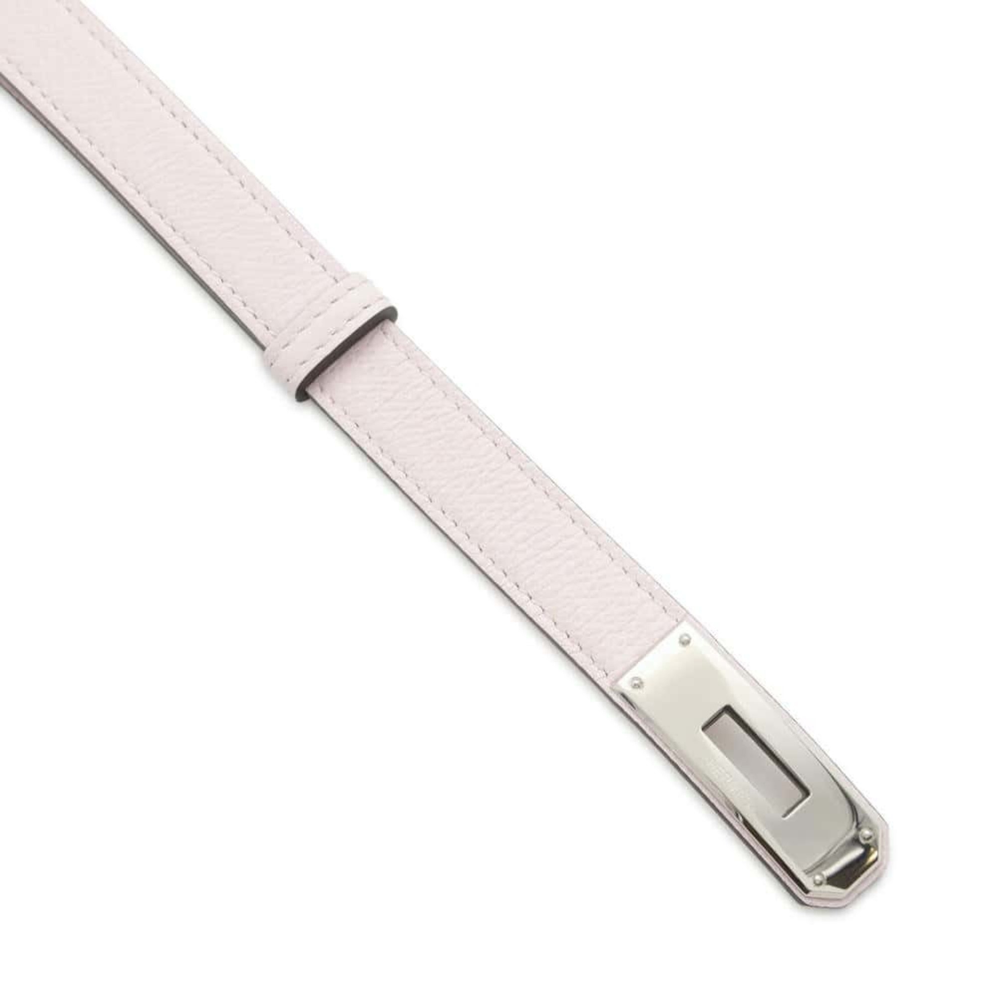 Hermes Kelly Belt Mauve Pale Epson B Stamp HERMES