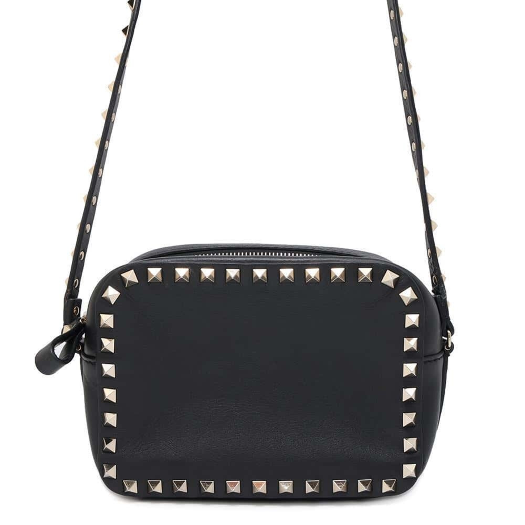 Valentino Garavani Shoulder Bag Rockstud Leather 3W2B0809VSF VALENTINO Black