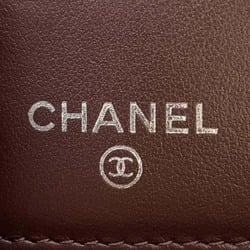 Chanel Wallet Matelasse Coco Mark Caviar Skin Black AP0232 CHANEL Tri-fold