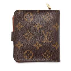 Louis Vuitton Wallet Monogram Compact Zip M61667 LOUIS VUITTON Bi-fold