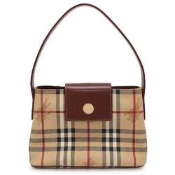 Burberry handbag check leather BURBERRY bag