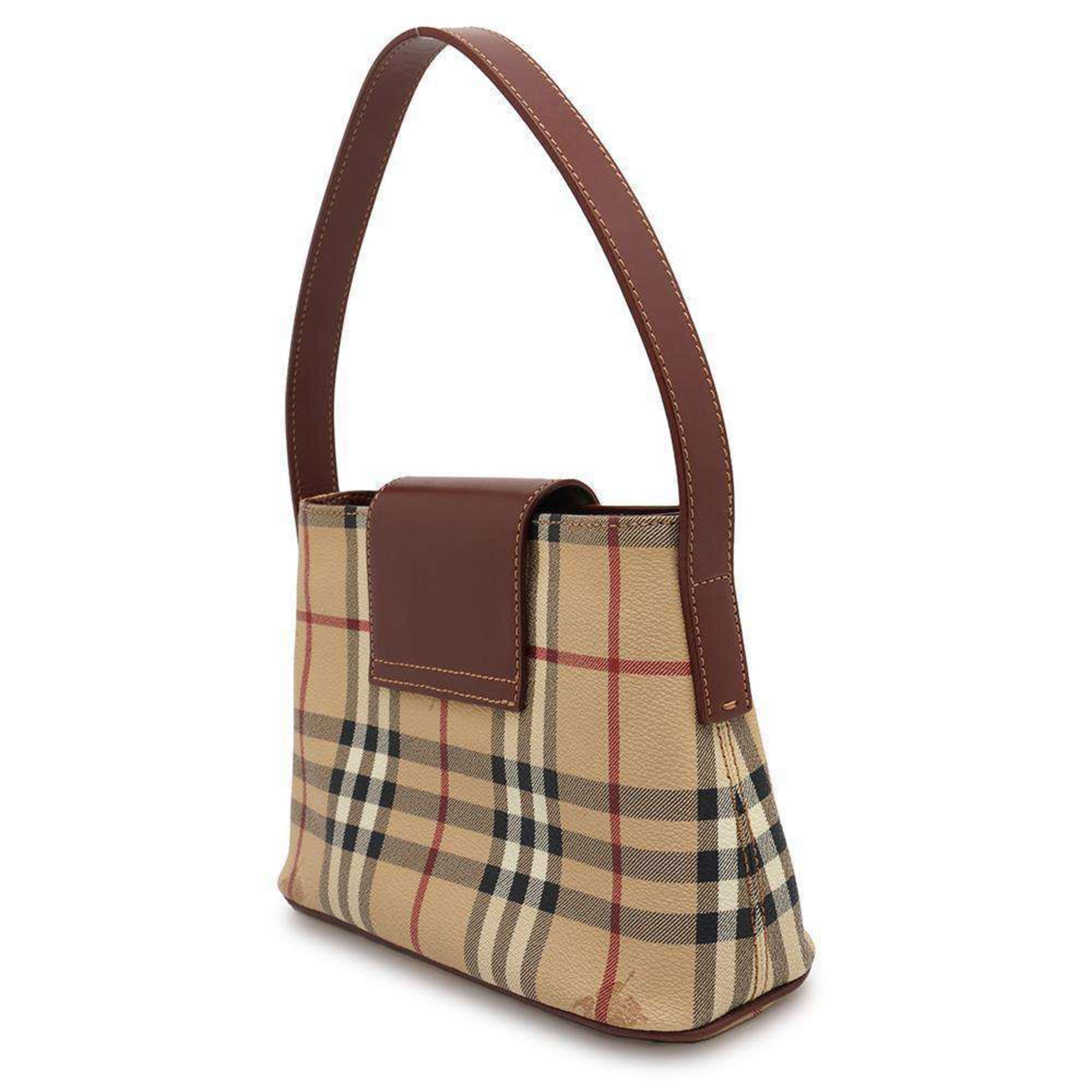 Burberry handbag check leather BURBERRY bag