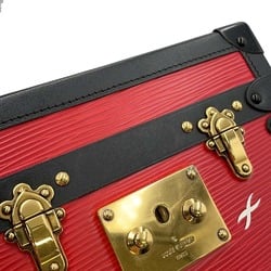 Louis Vuitton Shoulder Bag Epi Petite Malle M54651 LOUIS VUITTON Trunk Red Black