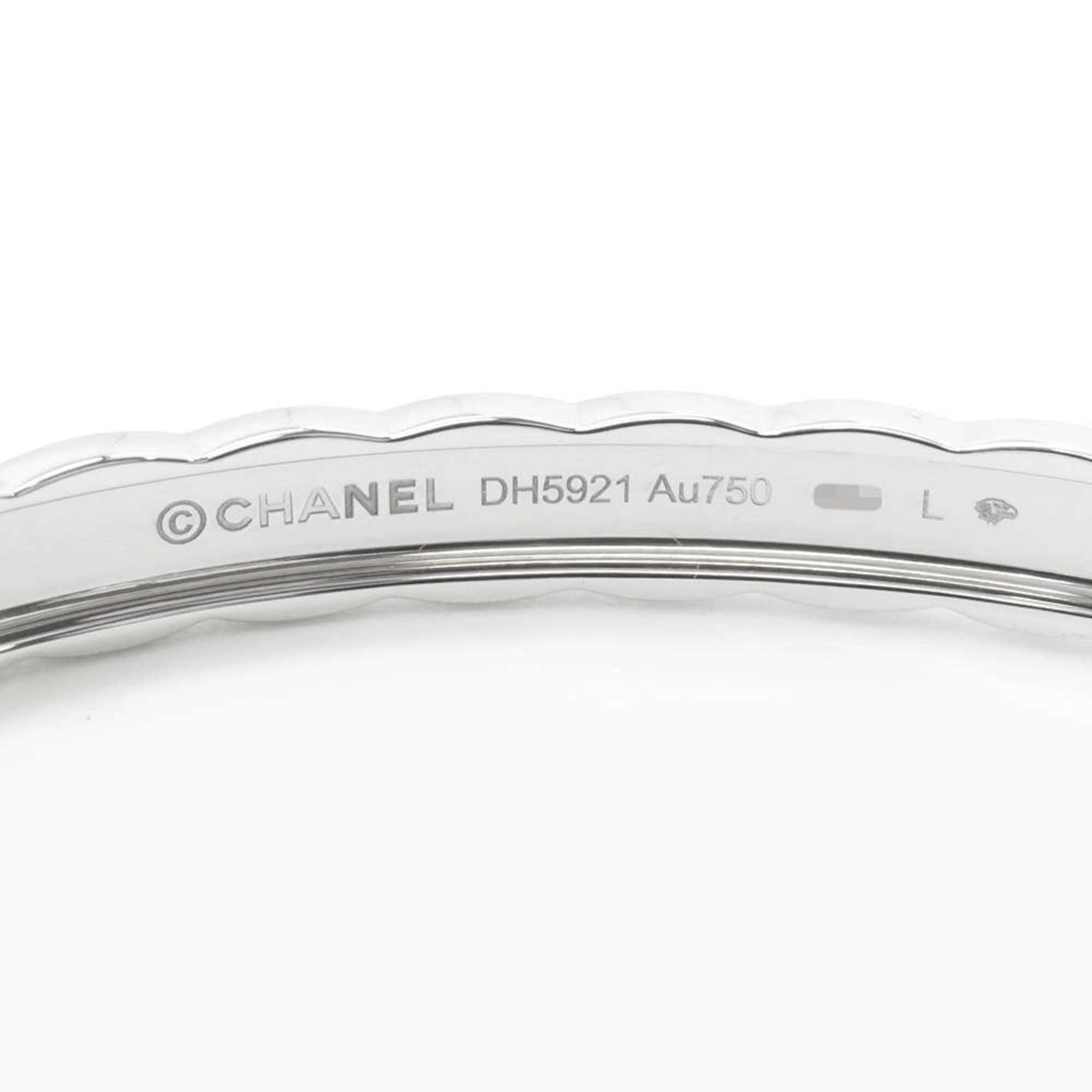 Chanel Bracelet Coco Crush Collection Diamond 81P Approx. 0.25ct K18WG White Gold Size L J11491