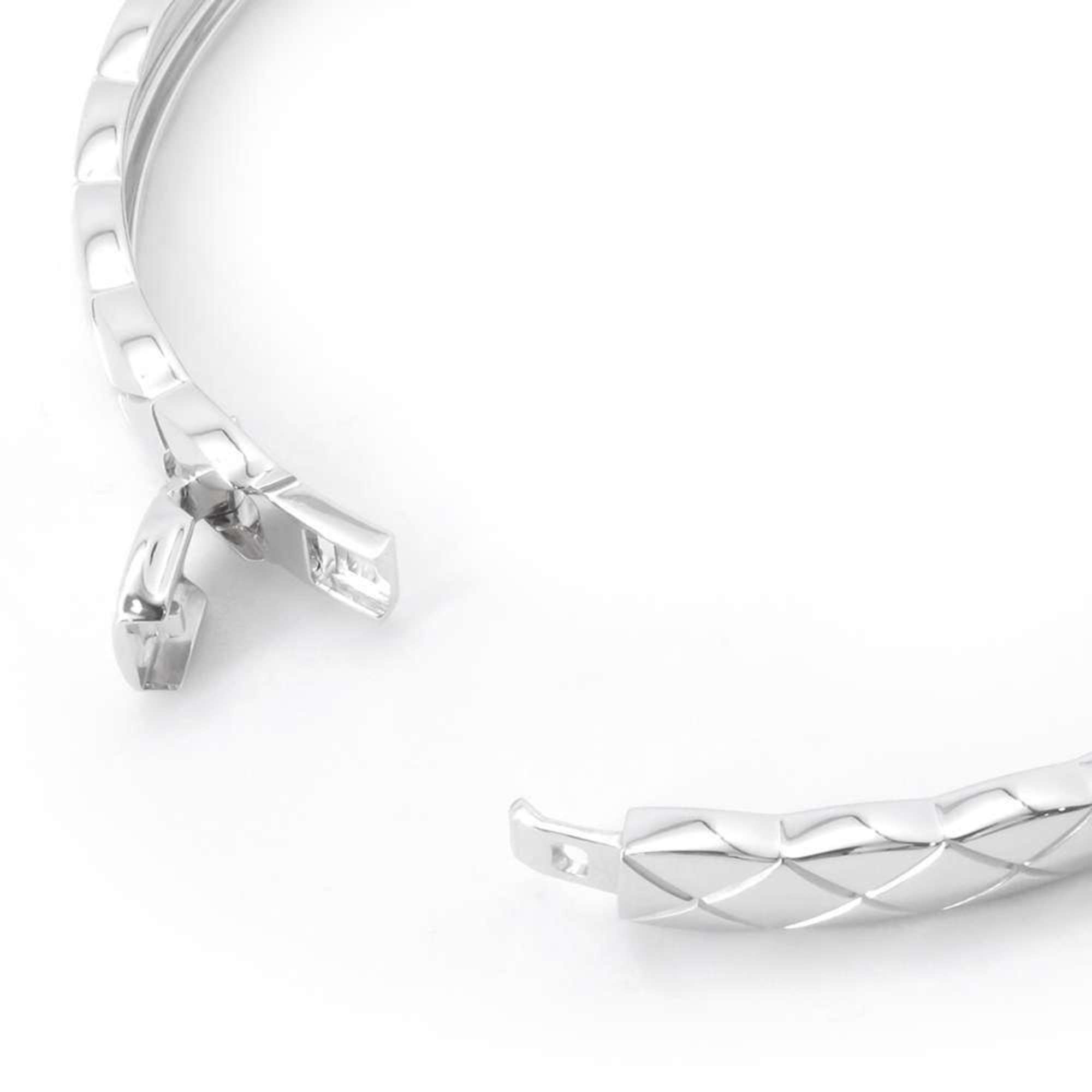 Chanel Bracelet Coco Crush Collection Diamond 81P Approx. 0.25ct K18WG White Gold Size L J11491