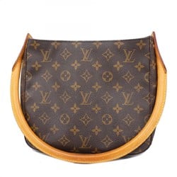 Louis Vuitton Shoulder Bag Monogram Looping MM M51146 Brown Women's