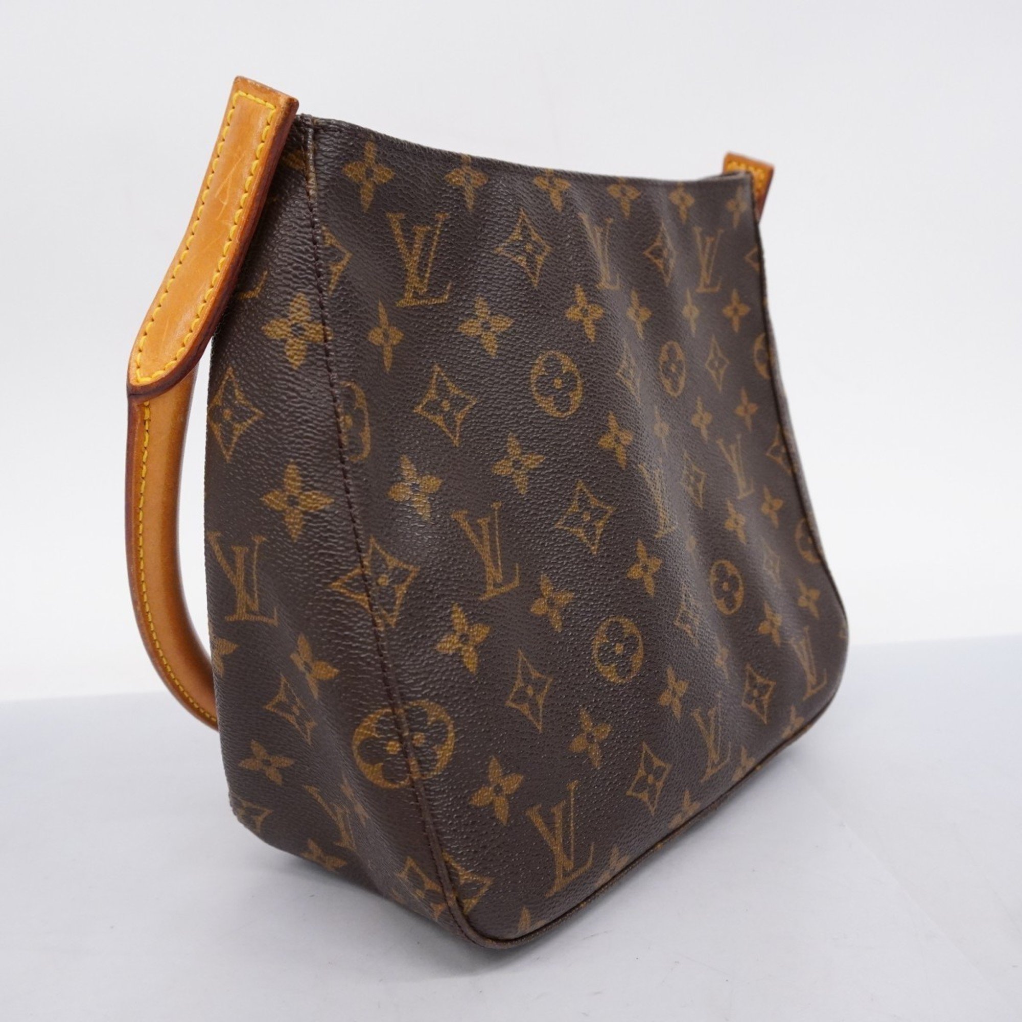 Louis Vuitton Shoulder Bag Monogram Looping MM M51146 Brown Women's