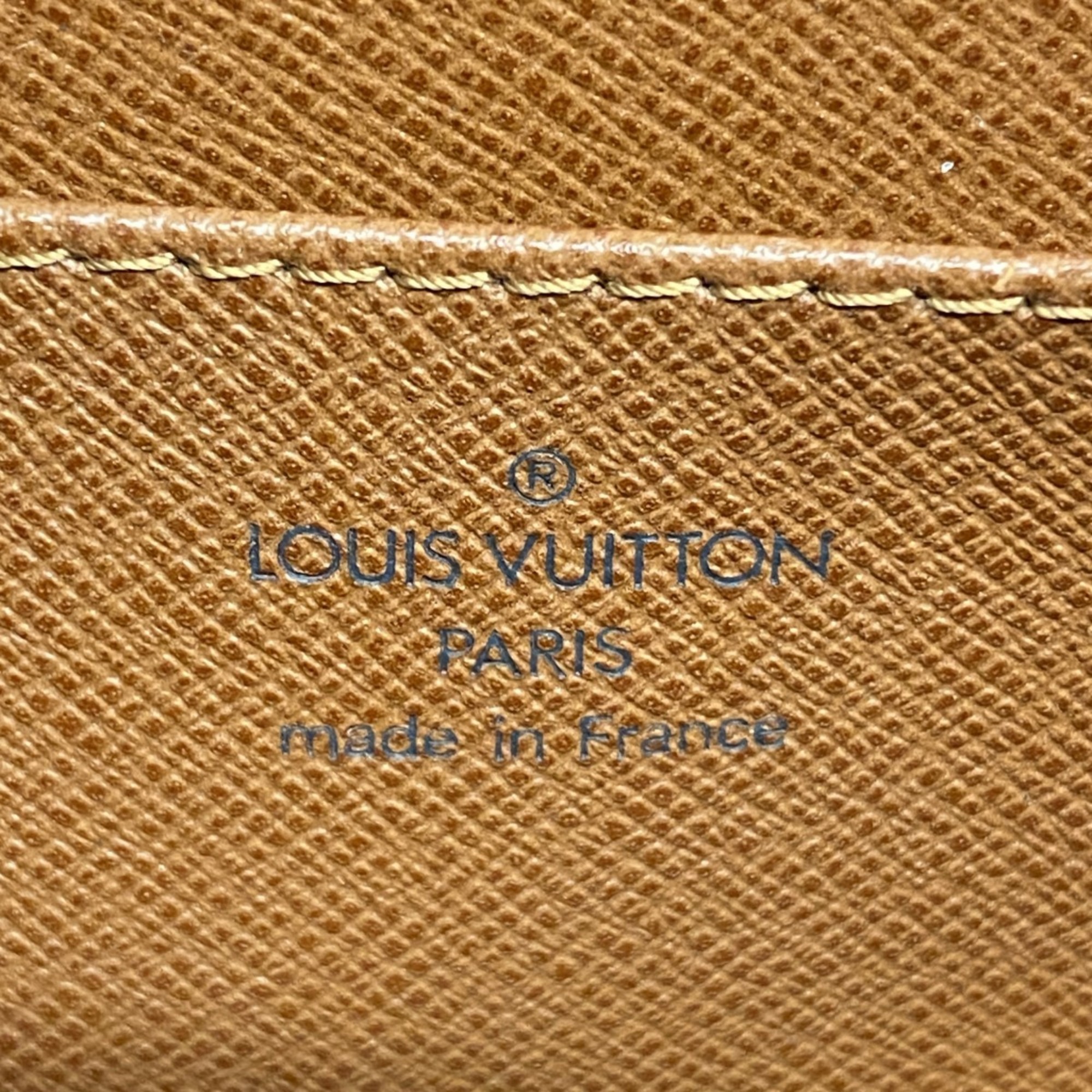 Louis Vuitton Clutch Bag Epi Pochette Homme M52528 Zipangu Gold Ladies