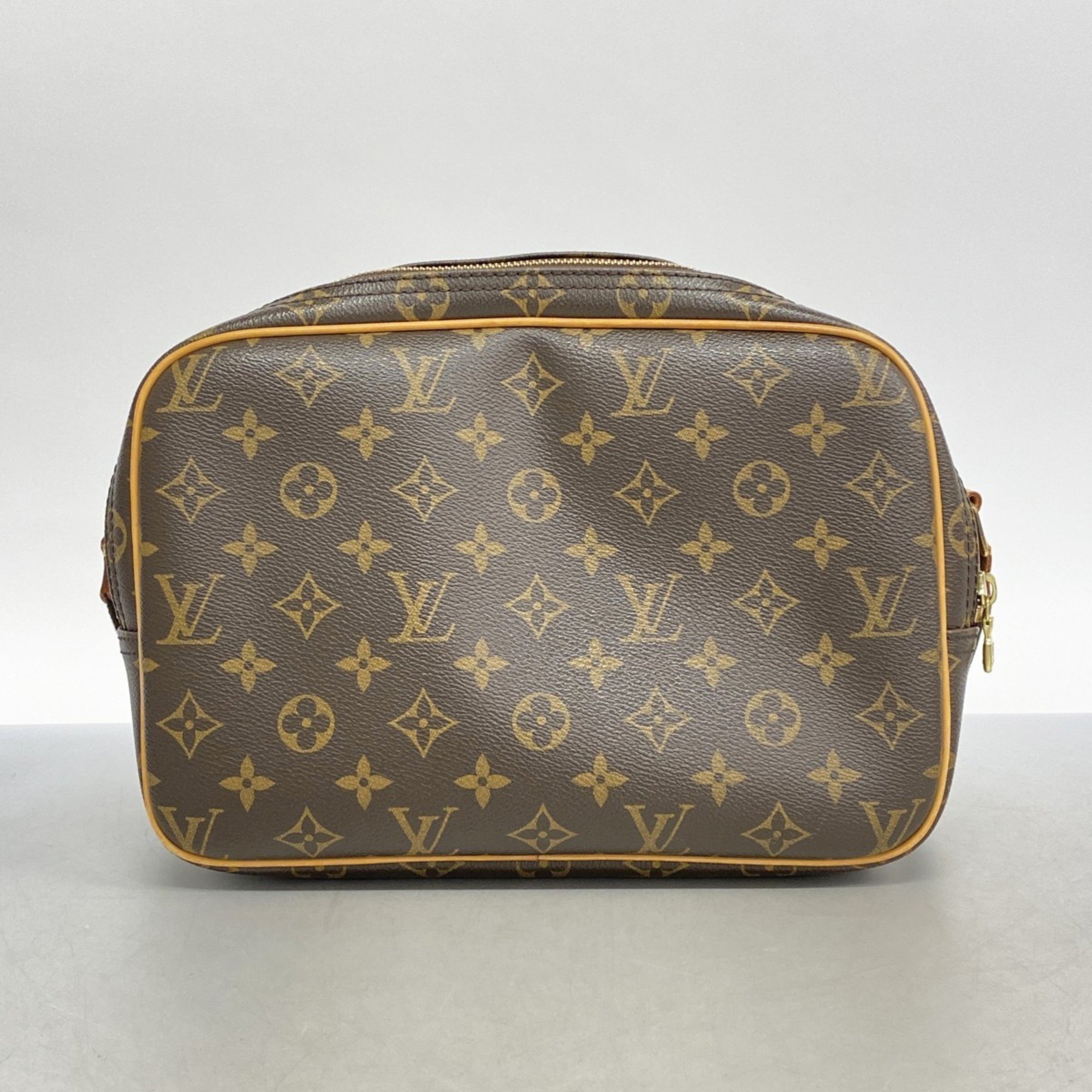 Louis Vuitton Shoulder Bag Monogram Reporter PM M45254 Brown Ladies