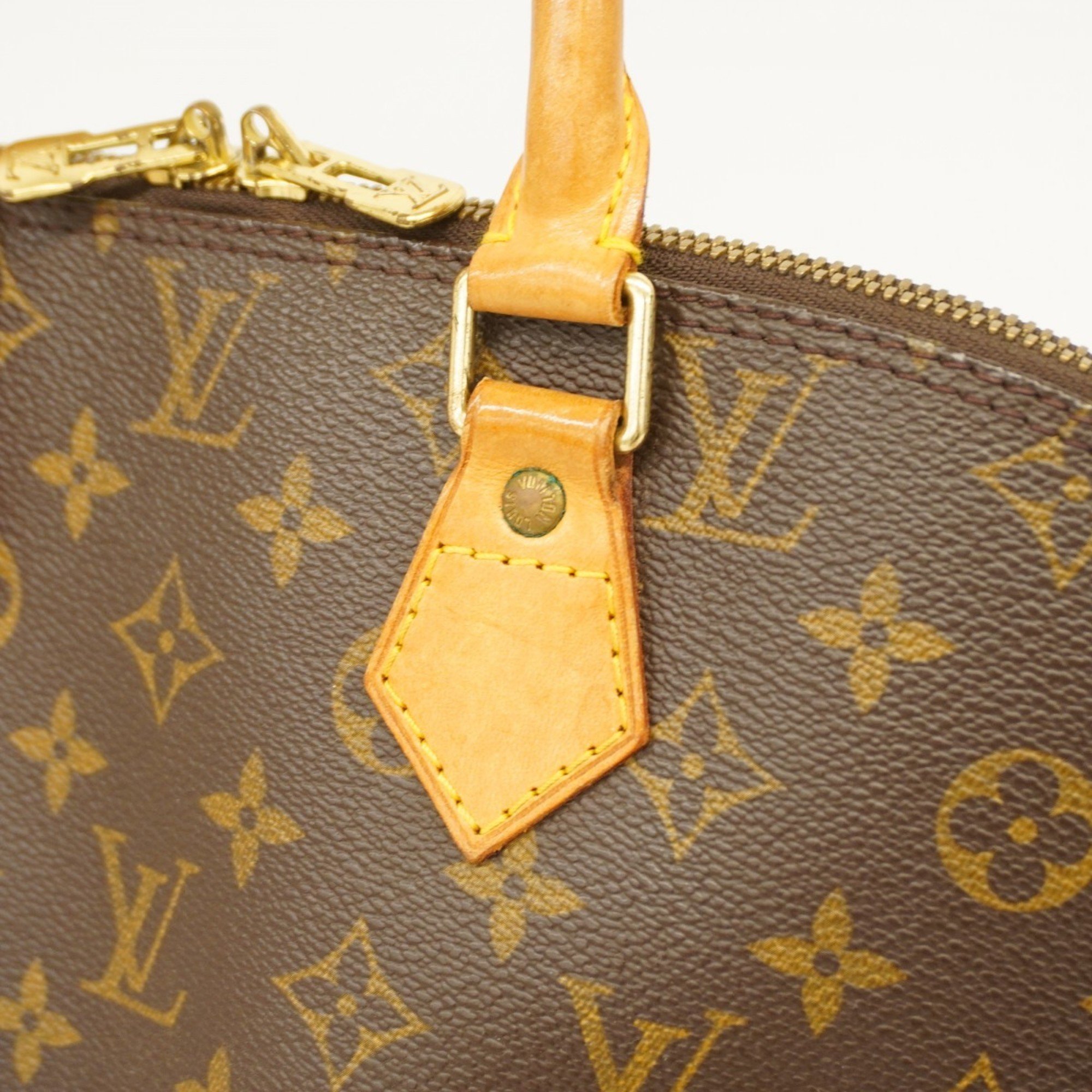 Louis Vuitton handbag Monogram Alma M51130 brown ladies