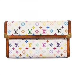 Louis Vuitton Tri-fold Long Wallet Monogram Multicolor Porte Tresor International M92659 Bron Ladies