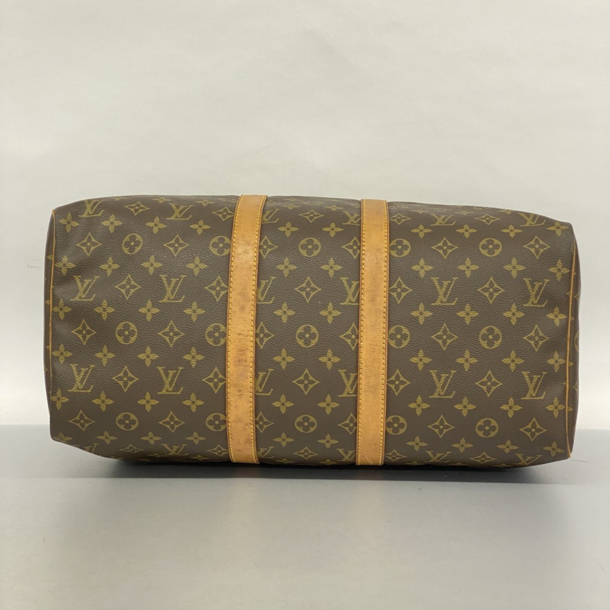 Louis Vuitton Boston Bag Monogram Keepall 45 M41428 Brown Men's Women's