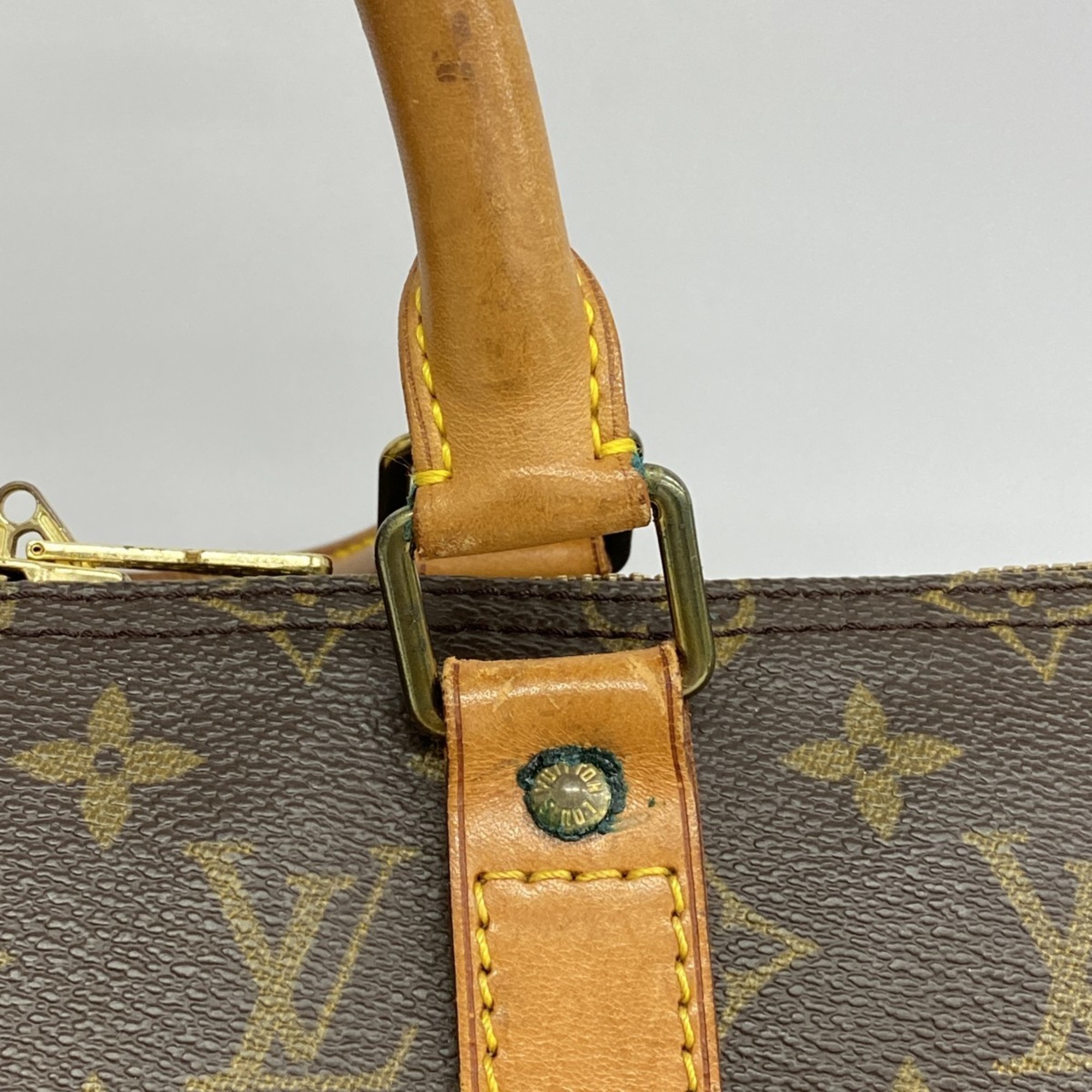 Louis Vuitton Boston Bag Monogram Keepall 50 M41426 Brown Men's Women's