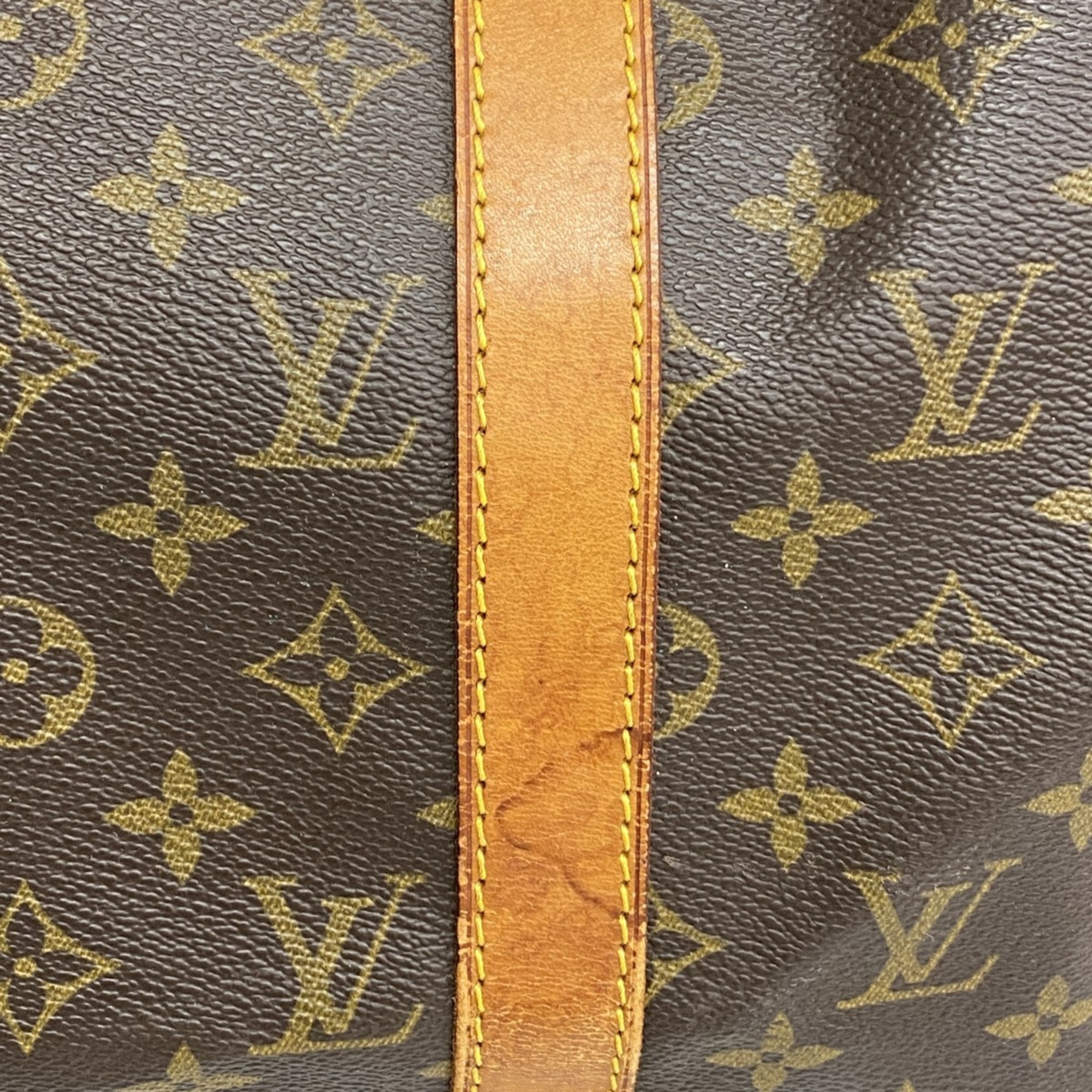 Louis Vuitton Boston Bag Monogram Keepall 50 M41426 Brown Men's Women's