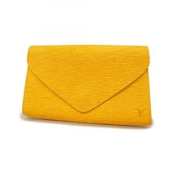 Louis Vuitton Clutch Bag Epi Art Deco M52639 Jaune Ladies